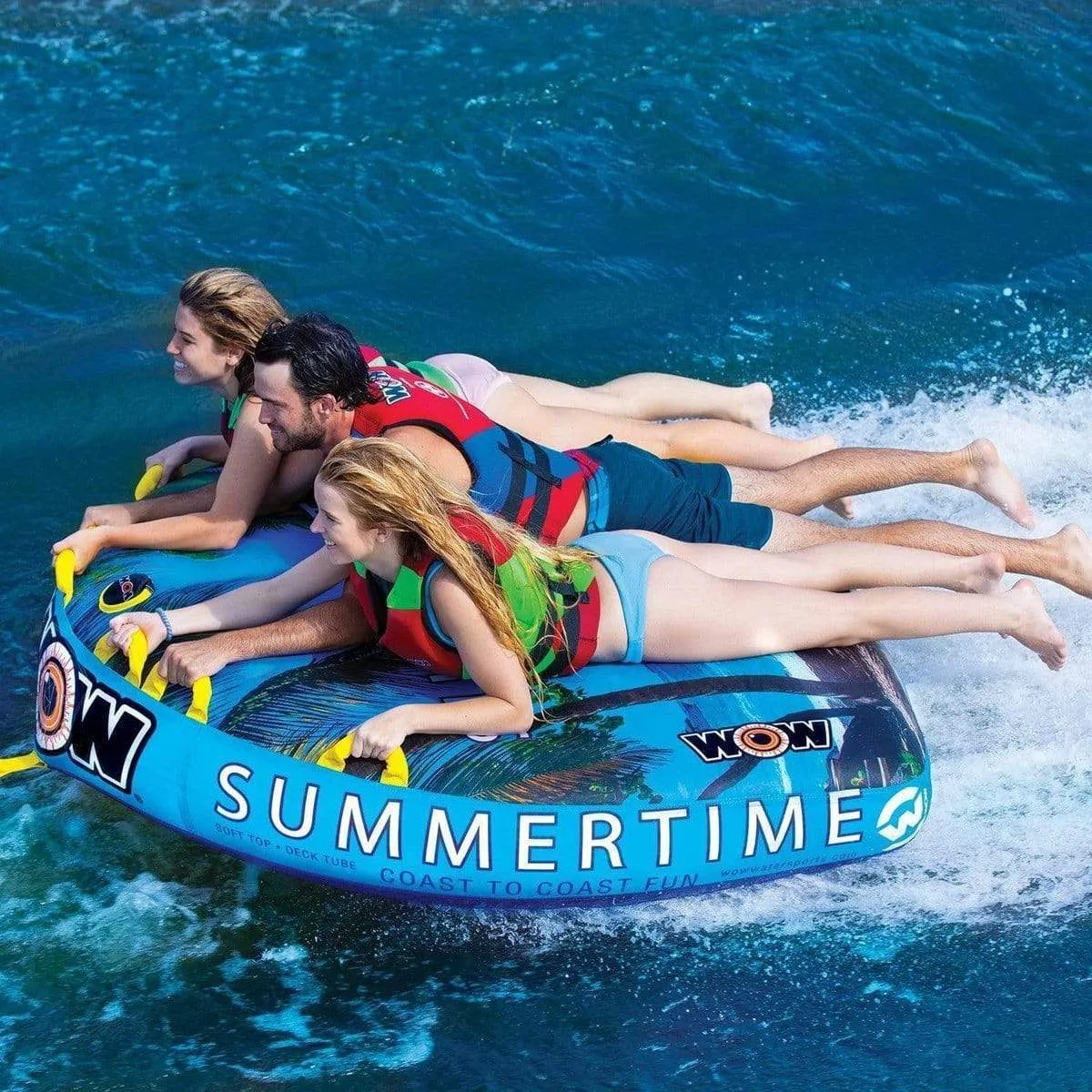 WOW World Of Watersports Summertime 3-Person Towable #19-1030